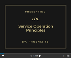 Service Operation Principles  Slide Deck